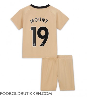 Chelsea Mason Mount #19 Tredjetrøje Børn 2022-23 Kortærmet (+ Korte bukser)